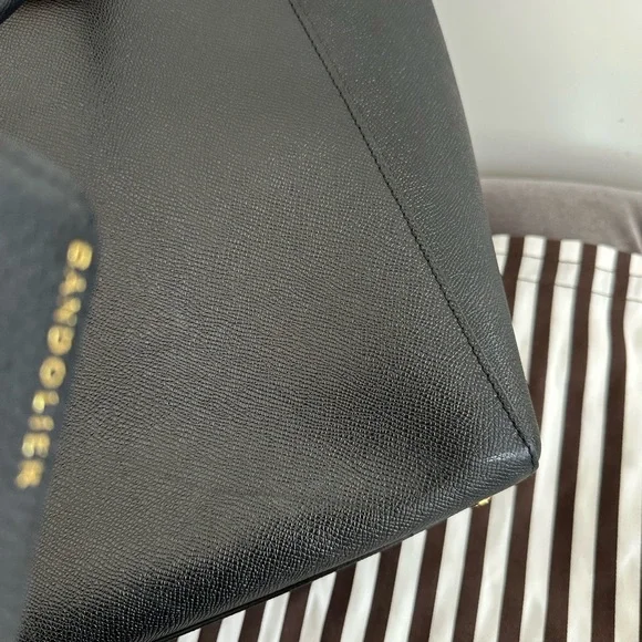 Henri Bendel “The Gotham Tote”, Black Leather - Picture 8 of 14